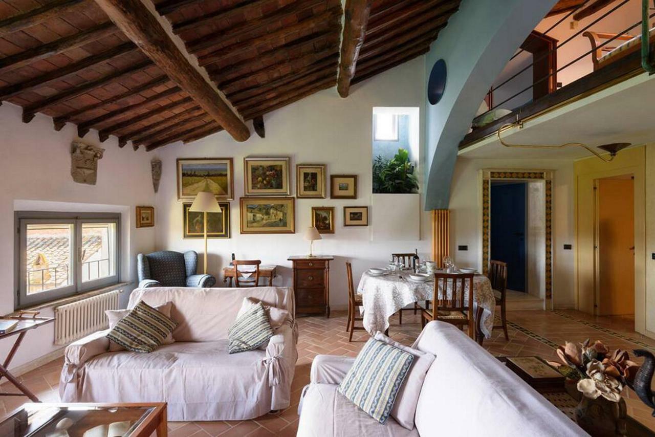 Penthouse In Siena Near Piazza Del Campo Apartment Luaran gambar